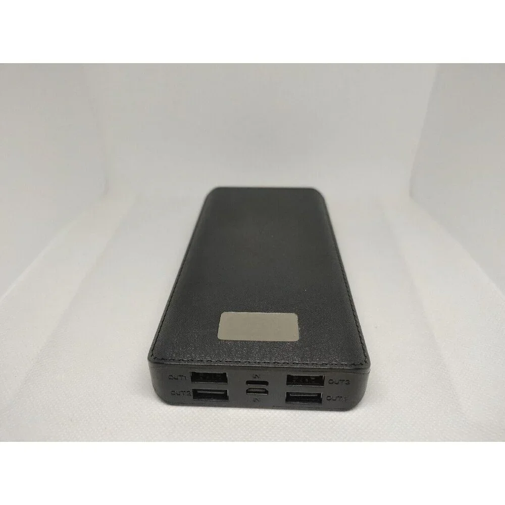 Portable Power Bank LCD LED 4 USB Battery Charger For Mobile Phone